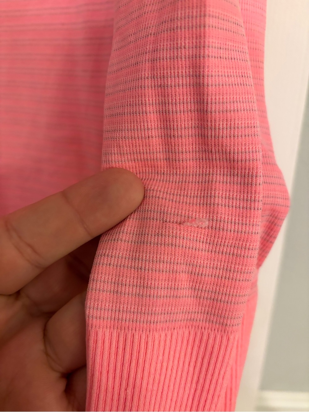 Lululemon Swiftly Tech Long Sleeve Top Pink Coral Size 10 - Picture 7 of 9